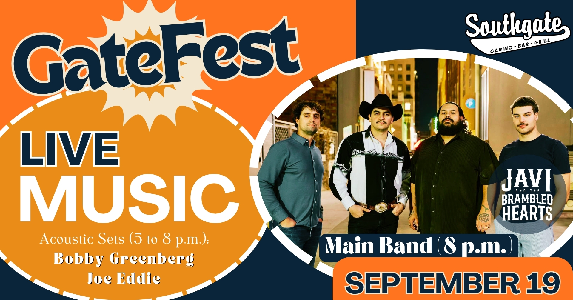 GateFest live music at Southgate Casino, Bar, and Grill on