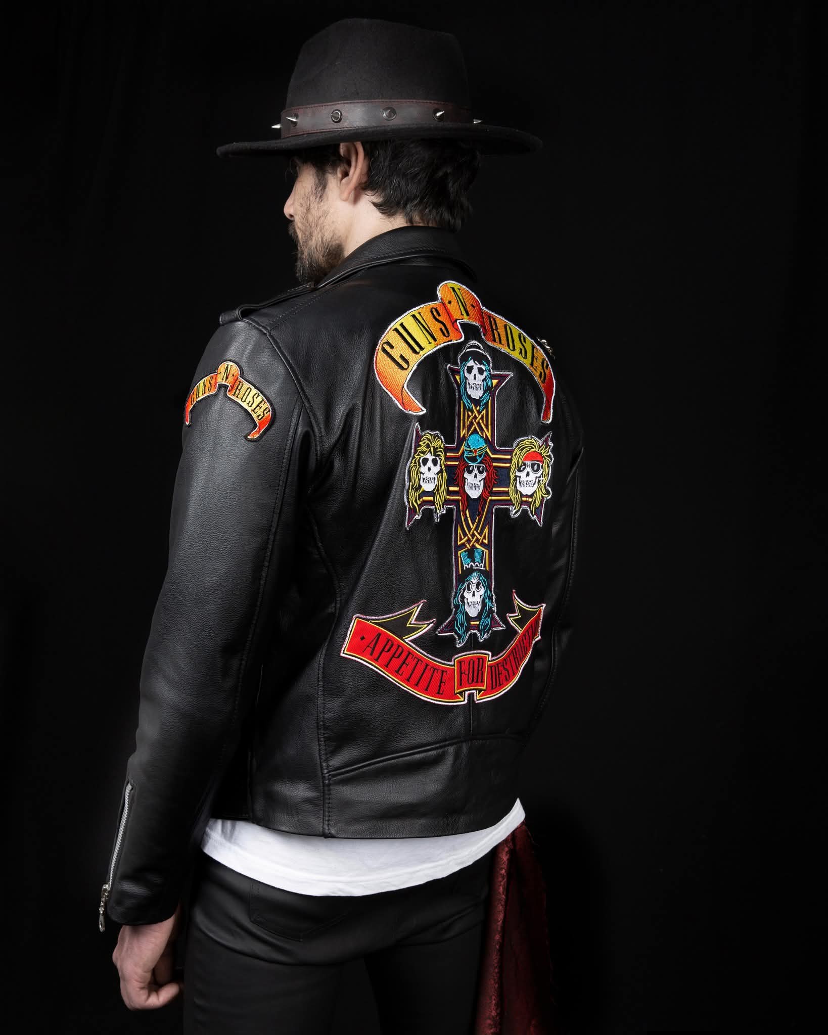 Guns and Roses leather jackets available for sale now in our