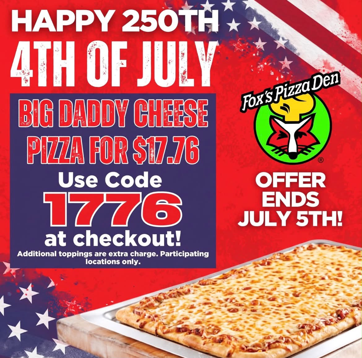 Fox's Pizza Den Chalkhill | Chalkhill PA