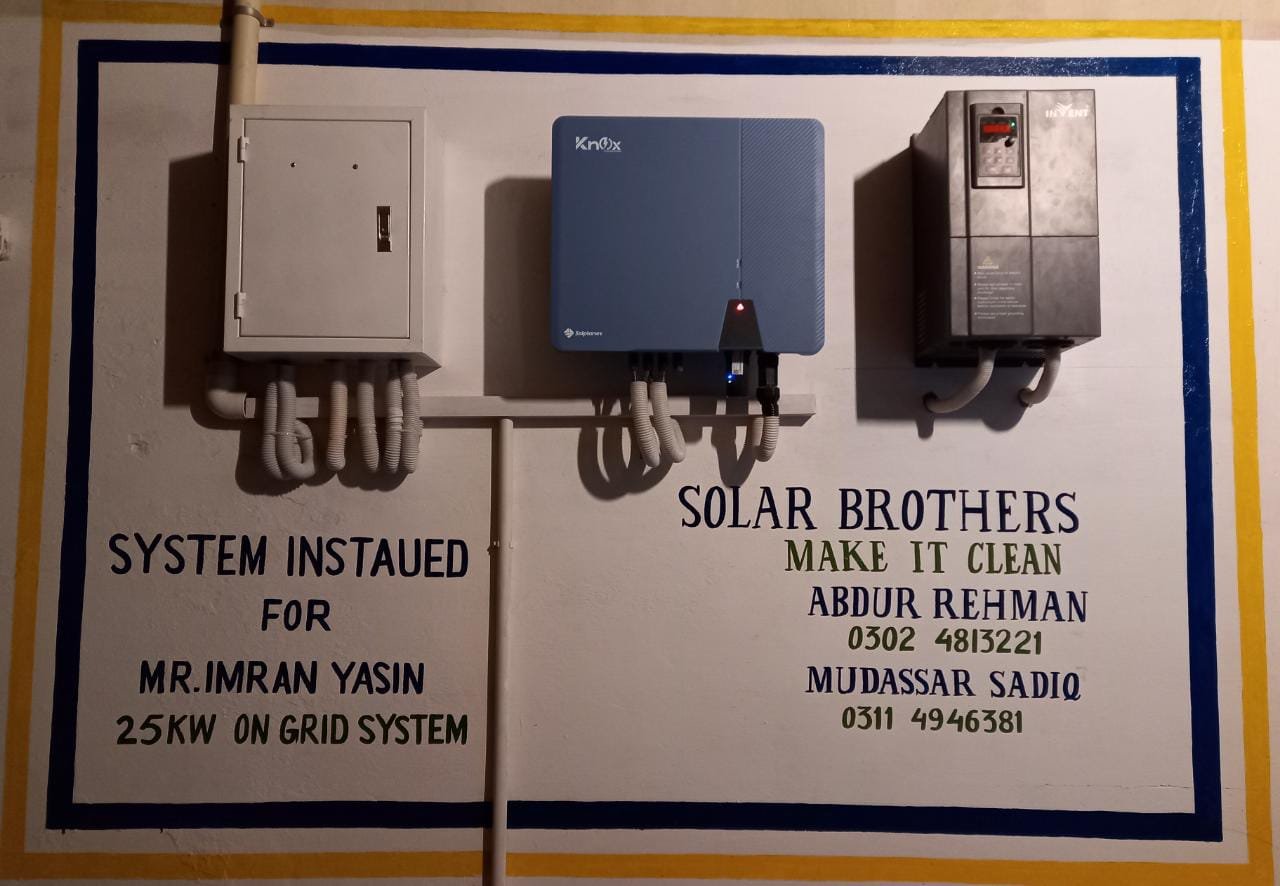 Solar Brothers - Project : 25 Kw On Grid System. 25Kw On...