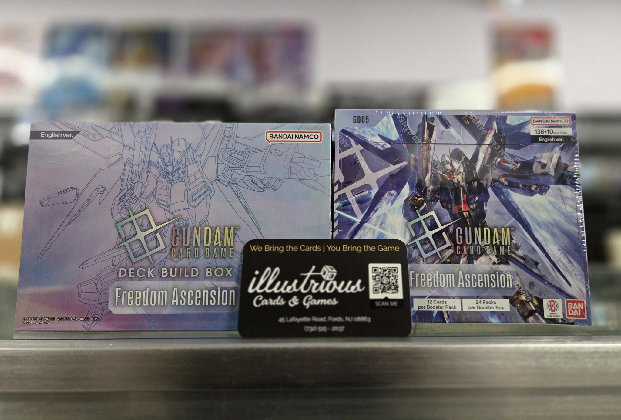 Gundam TCG GD05: Freedom Ascension release at Illustrious Cards