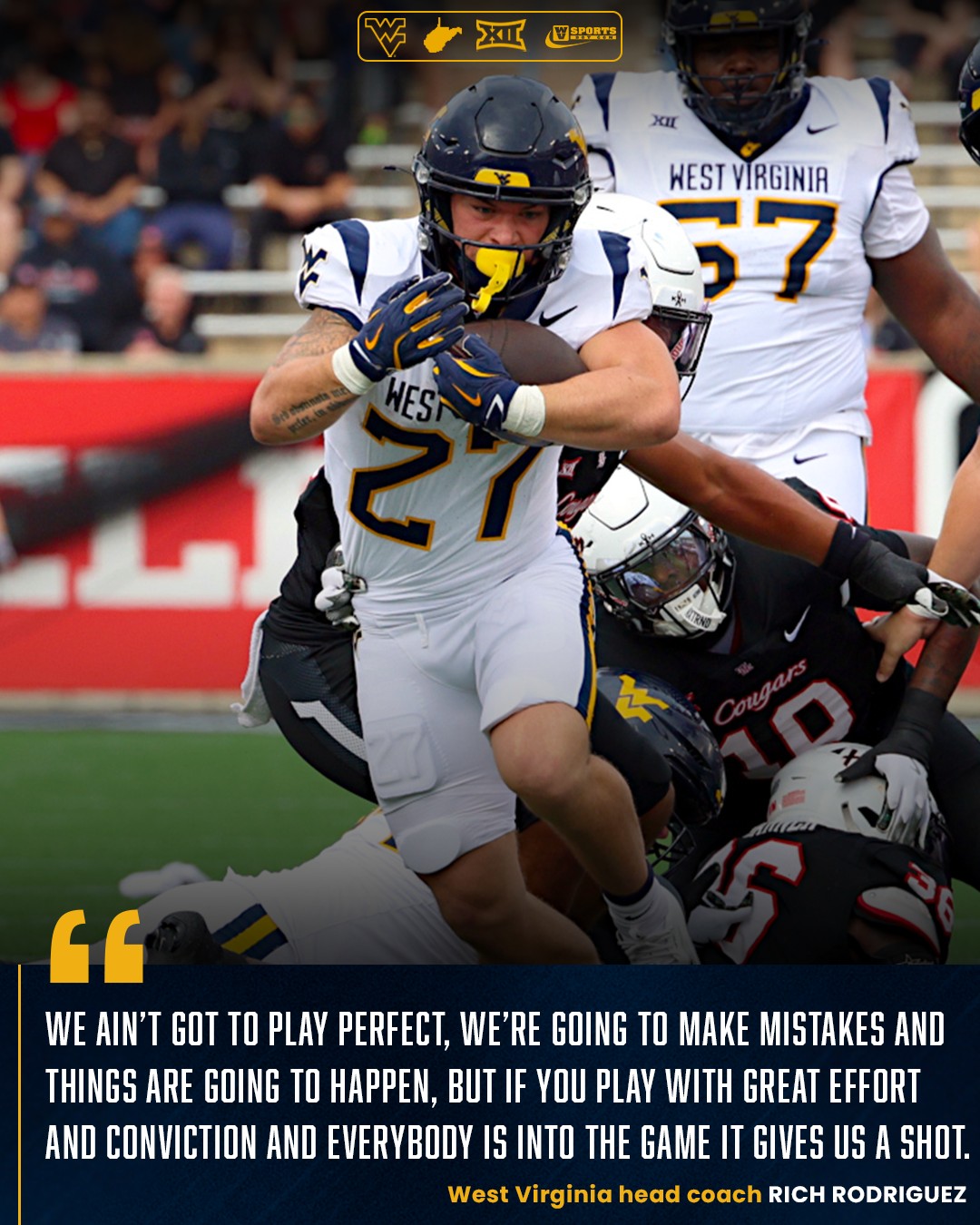 Rodriguez... - West Virginia Mountaineers on WVSports.com | Facebook