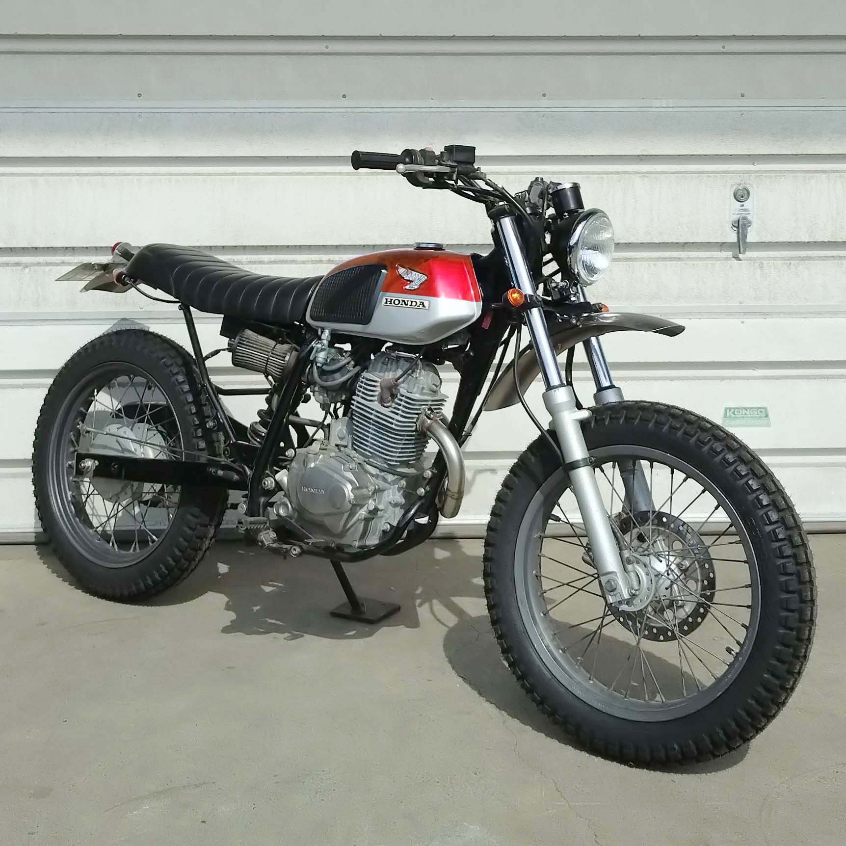Blue - Blue Motorcycles HONDA XL230 ビンテージモトクロス風に 