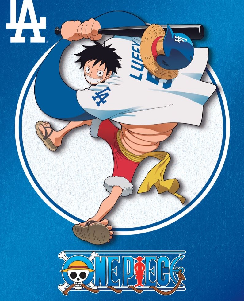 📢 Straw Hats, it's time for Dodger baseball! ONE PIECE Night with