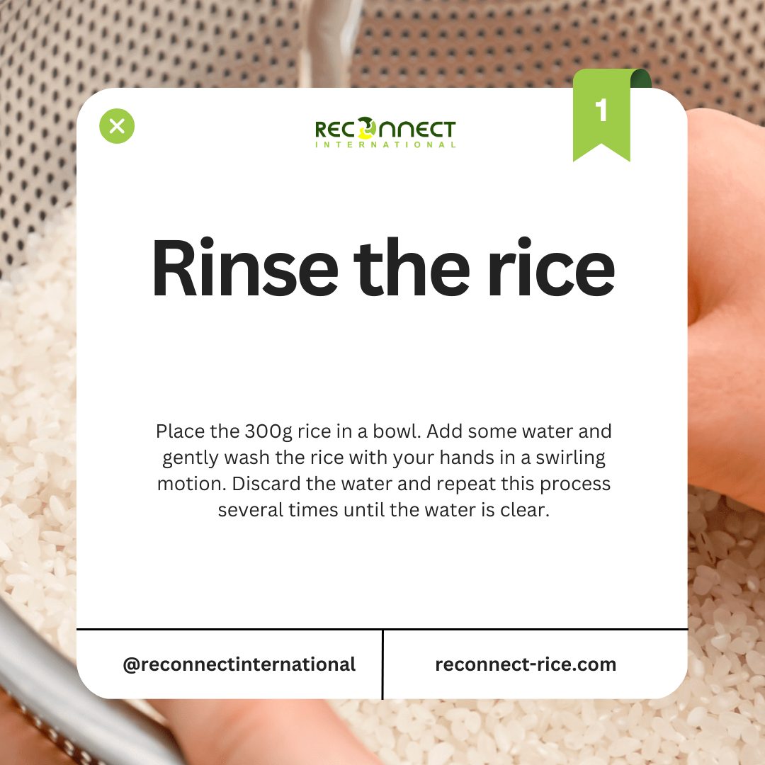 🤔 HOW TO COOK JAPONICA RICE: A... - Reconnect International | Facebook