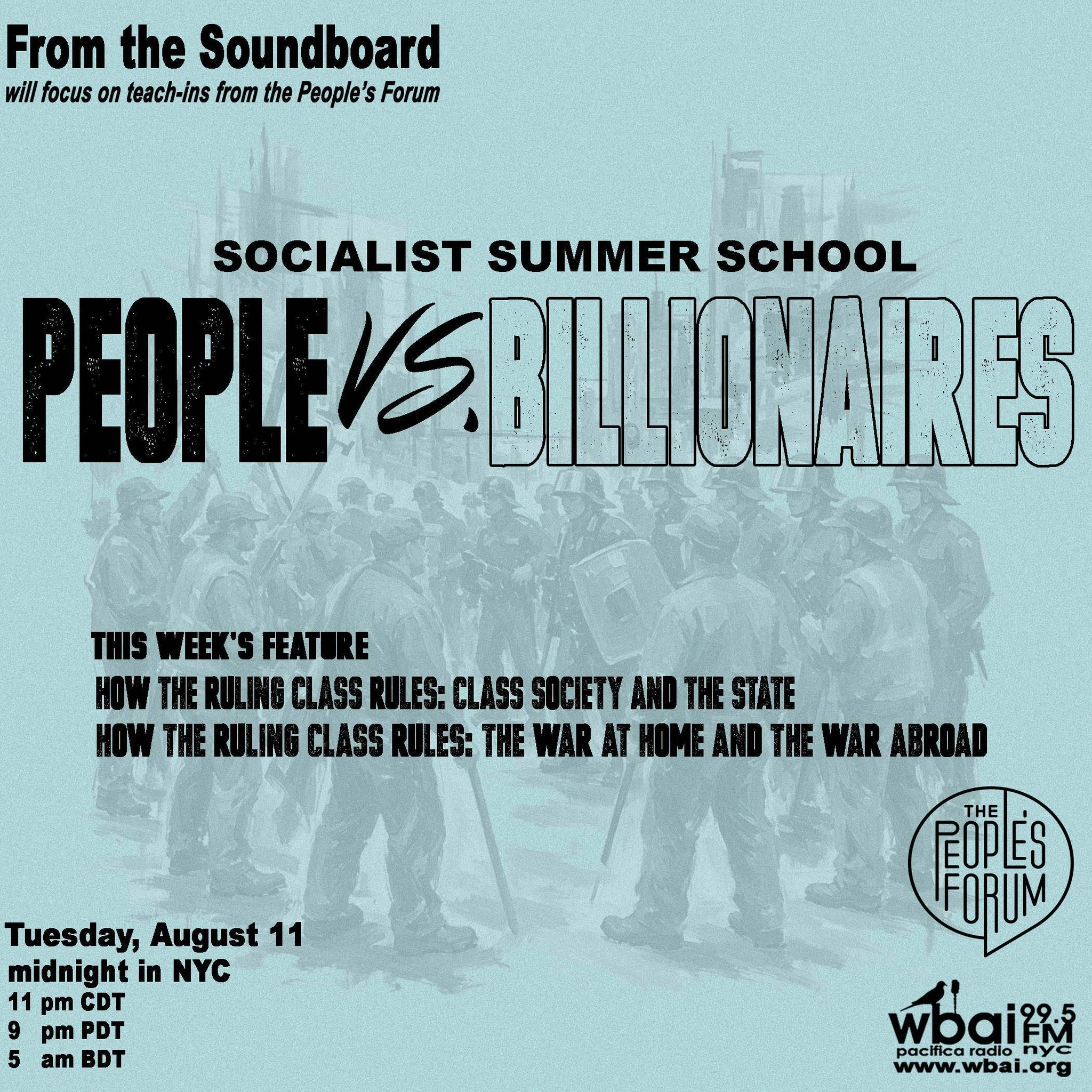From the Soundboard is a program that usually focuses on concerts