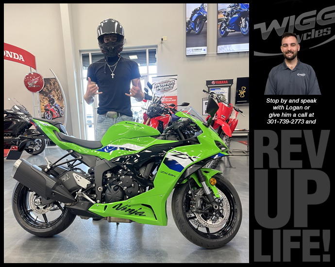 a Michael was all smiles as he rode away on this sweet 2026 Kawasaki