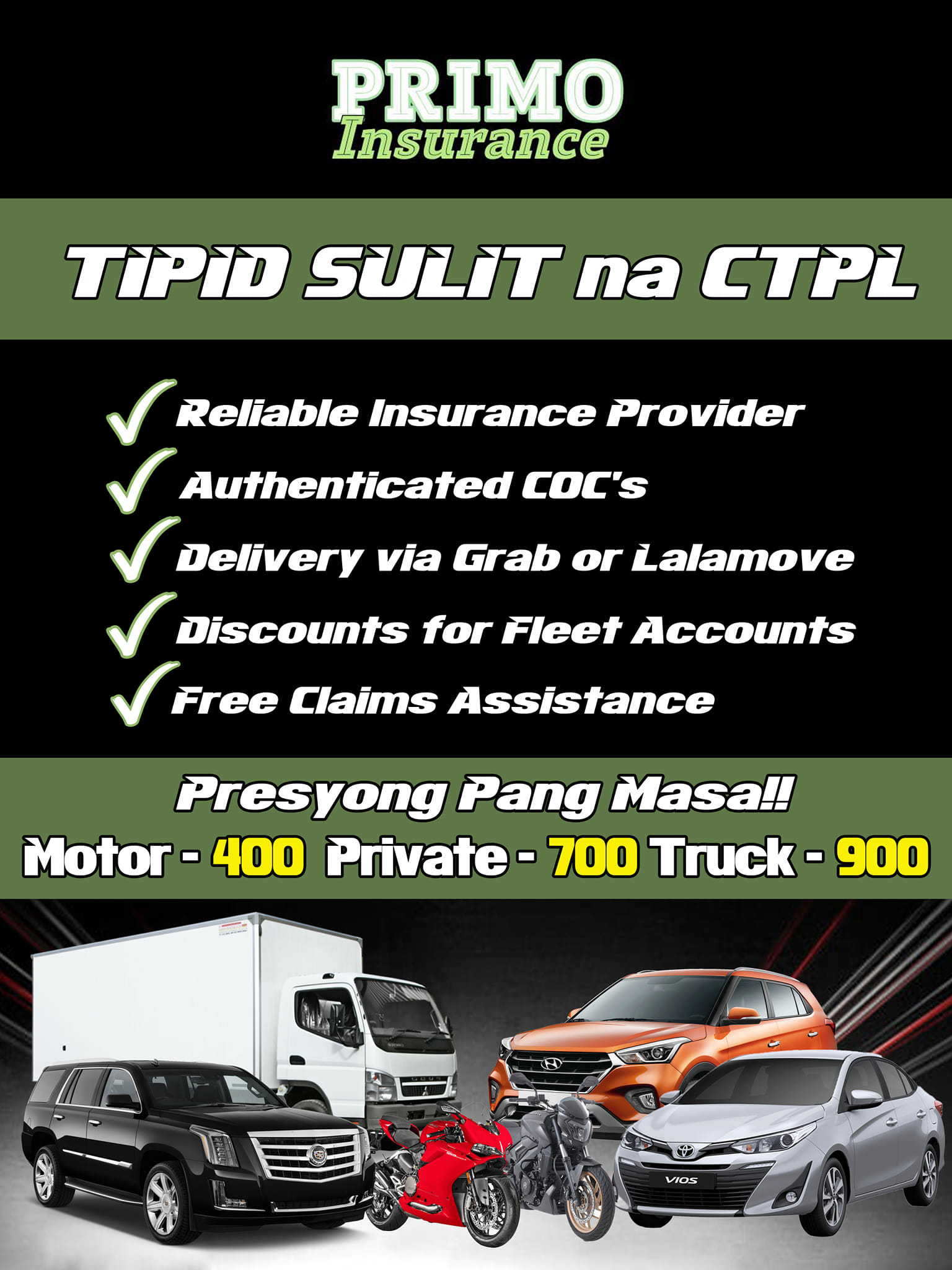 PRIMO Insurance | Quezon City