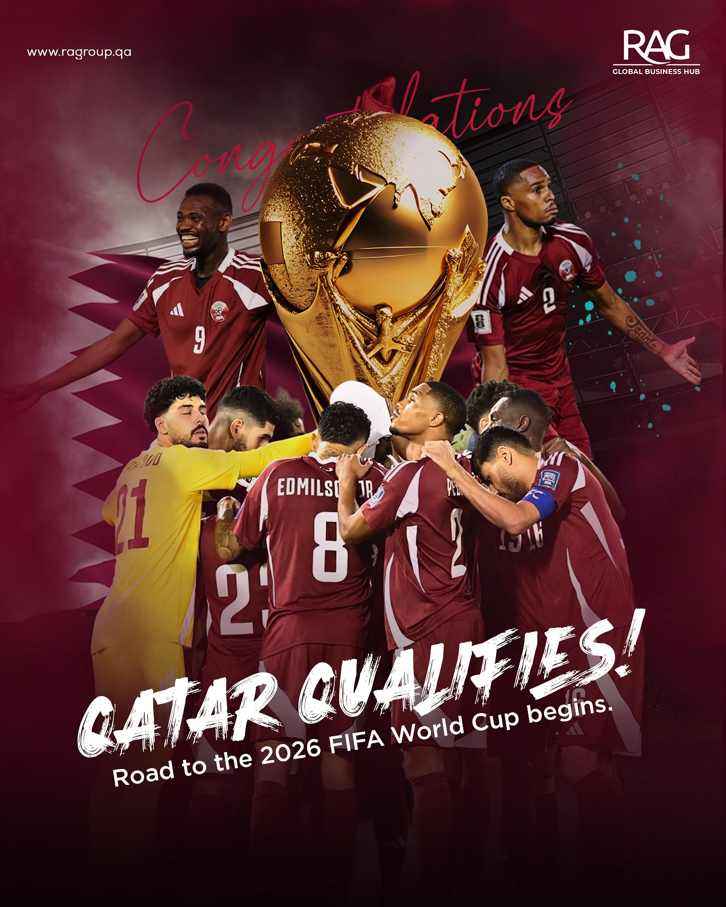 RAG - Qatar is on the road to glory 🇶🇦⚽ The journey to the 2026 FIFA ...