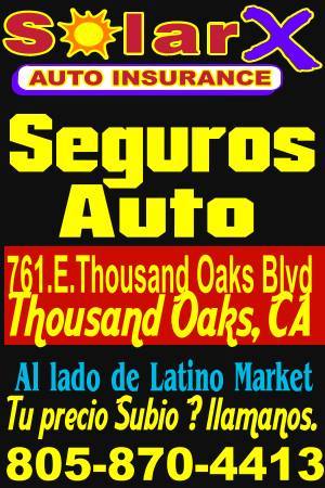 Solarx AUTO Insurance Agency | Thousand Oaks CA