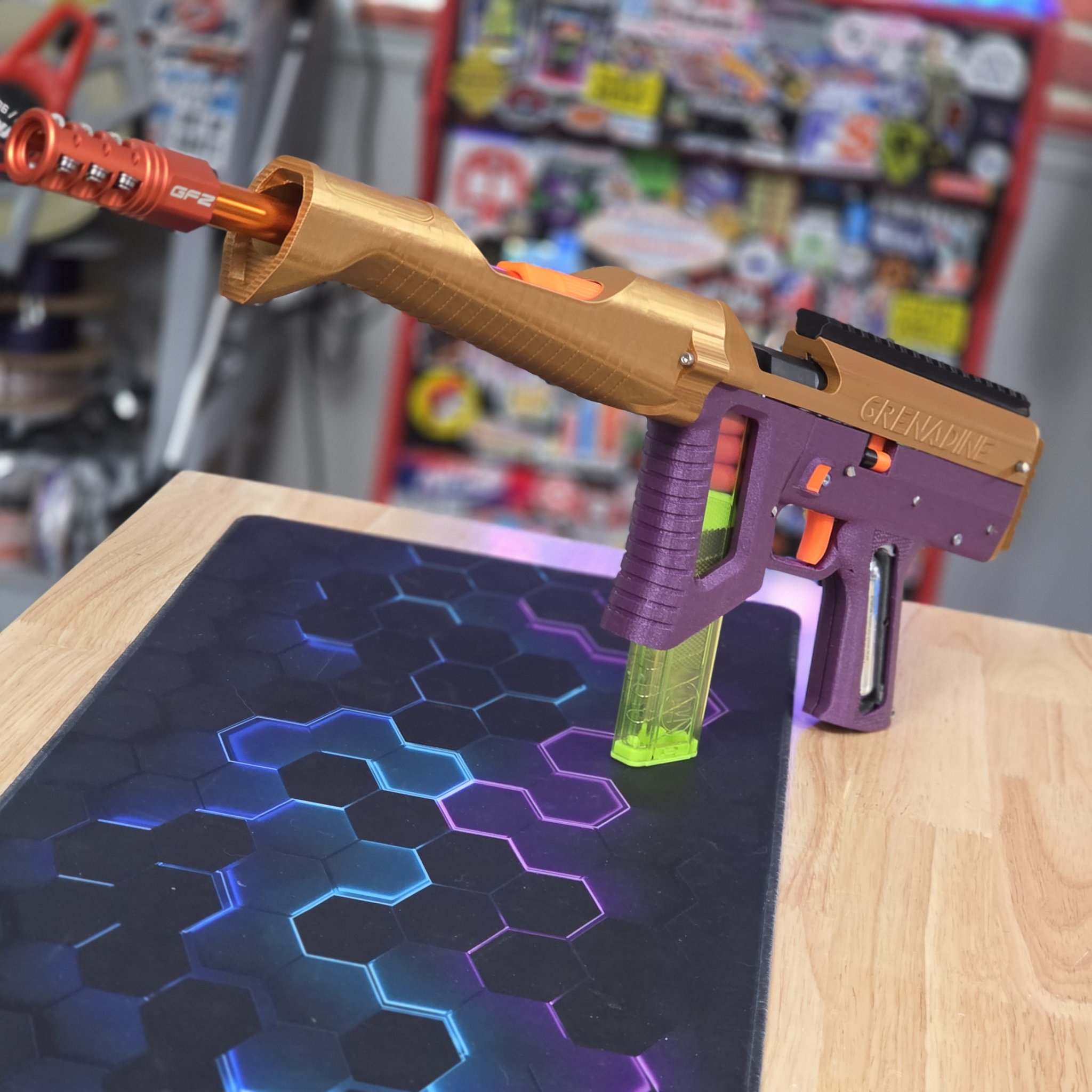 Luchathor built a very cool CO2-powered blaster that used the