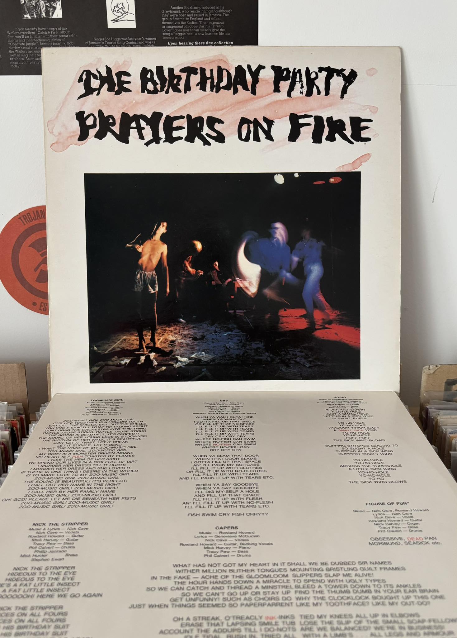 The Birthday Party's Live 1981-82 vinyl splatter 2LP available