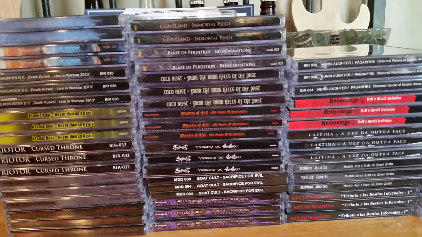 New cds for the distro!... - Orchestrated Misery Recordings | Facebook