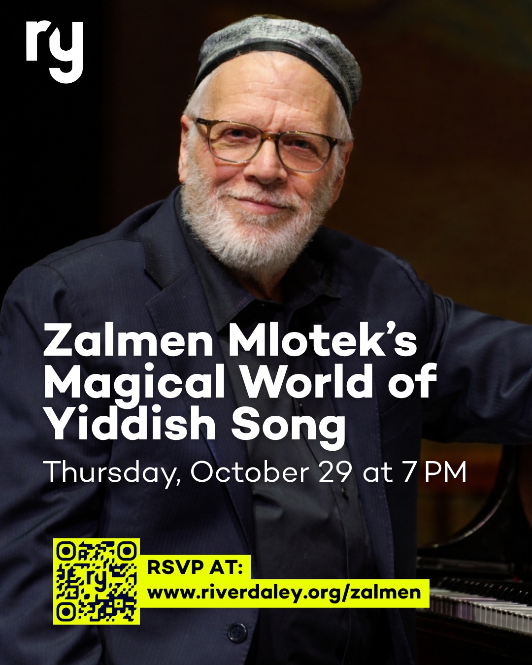 Zalmen Mlotek's Magical World of Yiddish Song at Riverdale Y