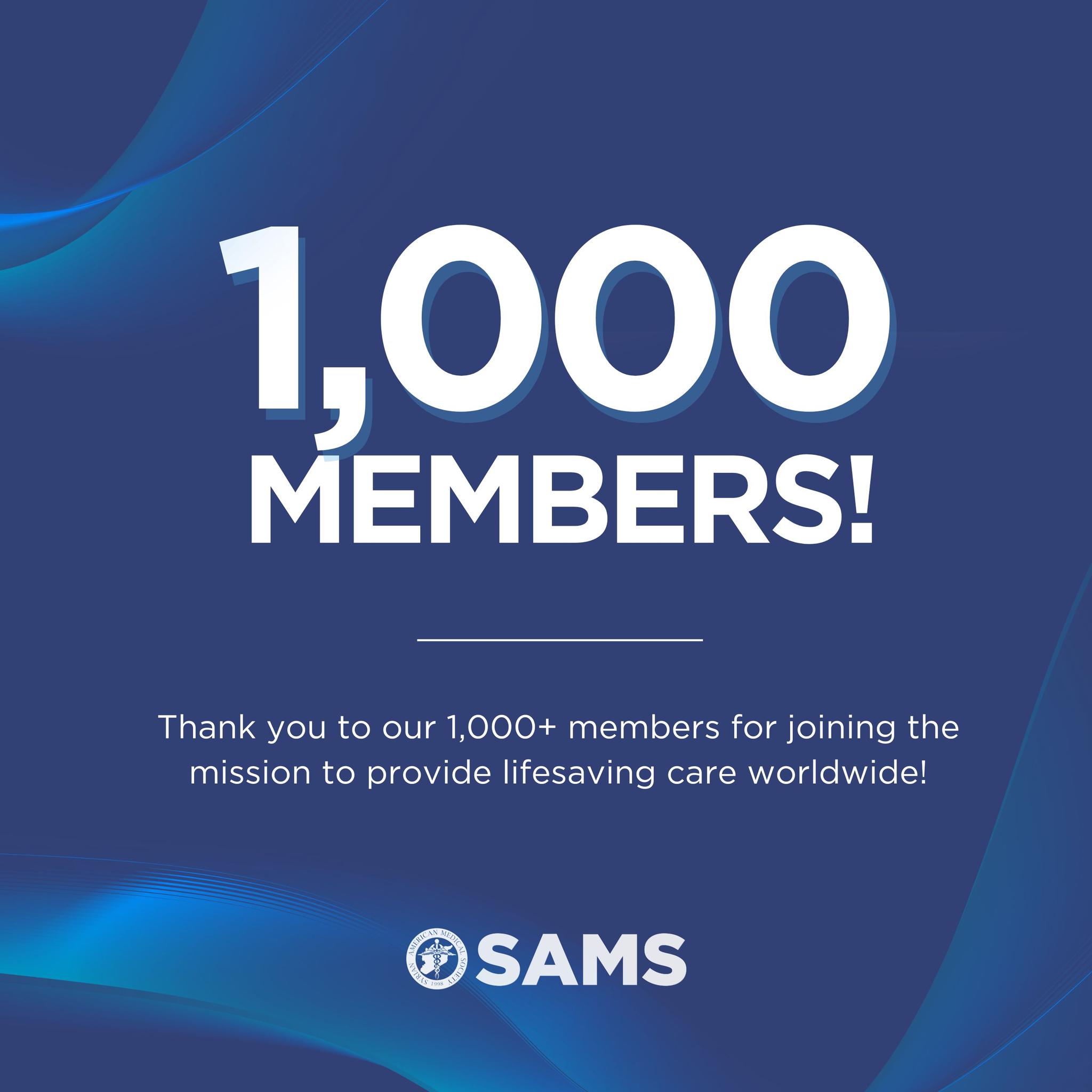 🎉 We're thrilled to announce that SAMS has reached 800 members