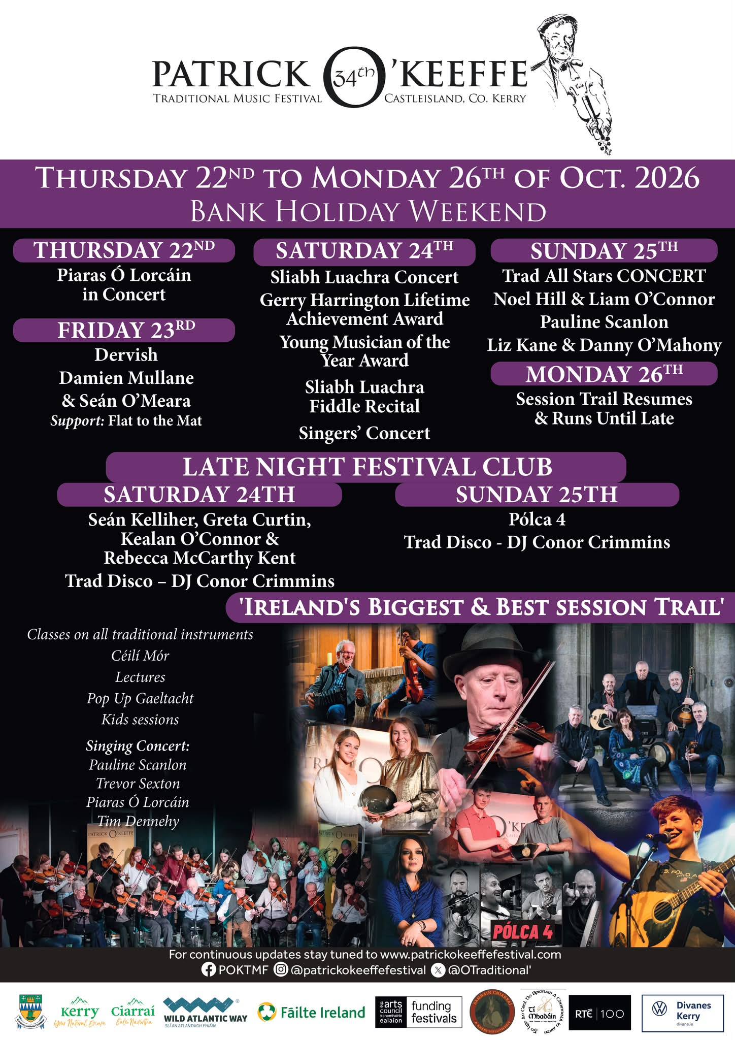 Patrick O'Keefe Traditional Music Festival 2026