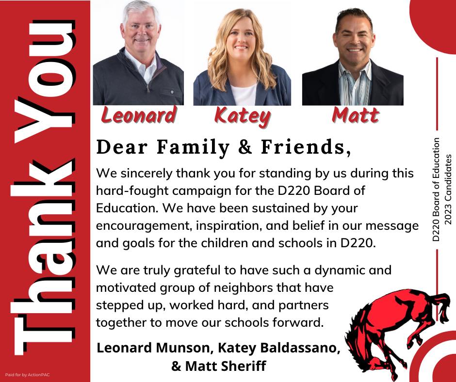 Barrington D220 Board of Education Slate