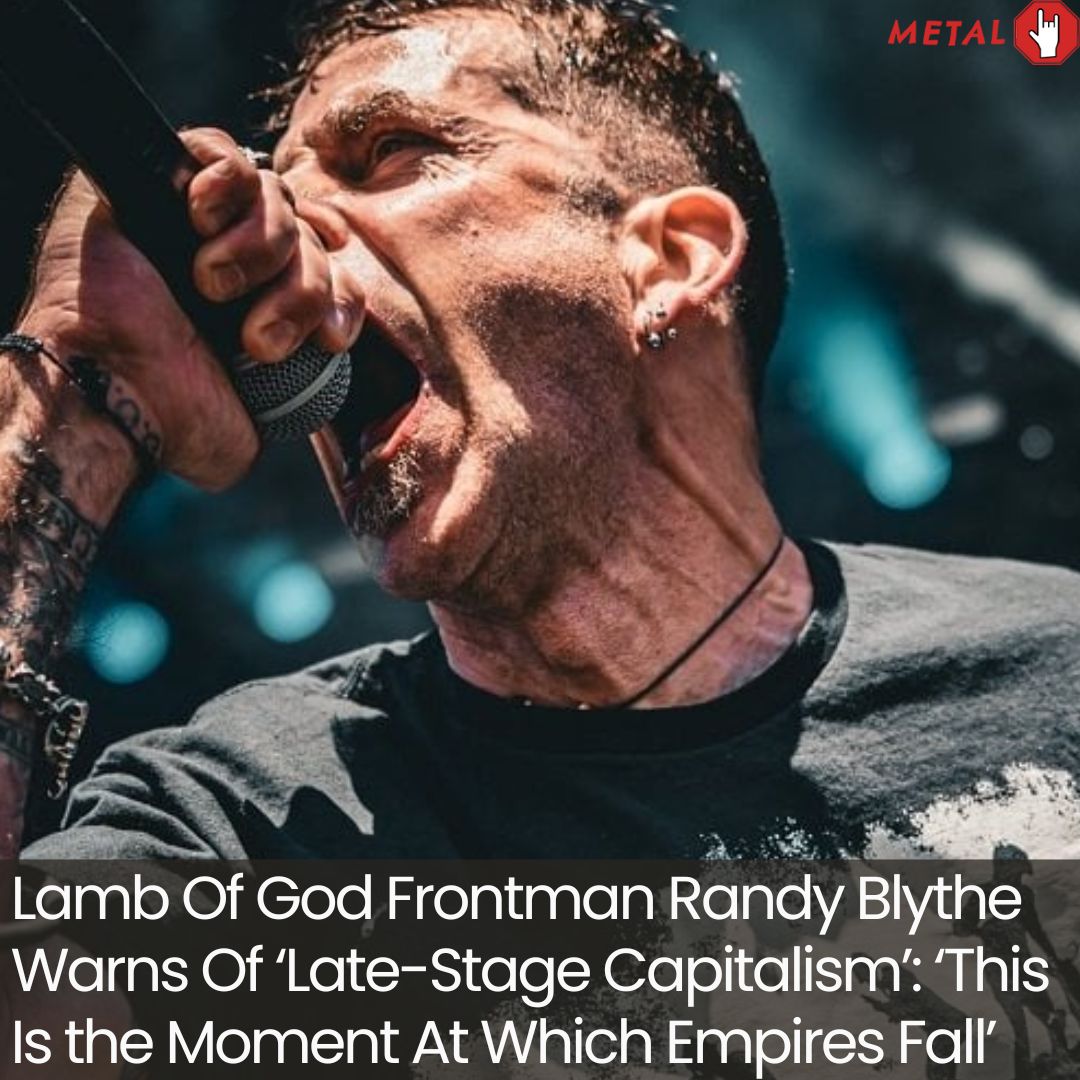 Metal Stop - Lamb Of God Frontman Randy Blythe Warns Of... | Facebook