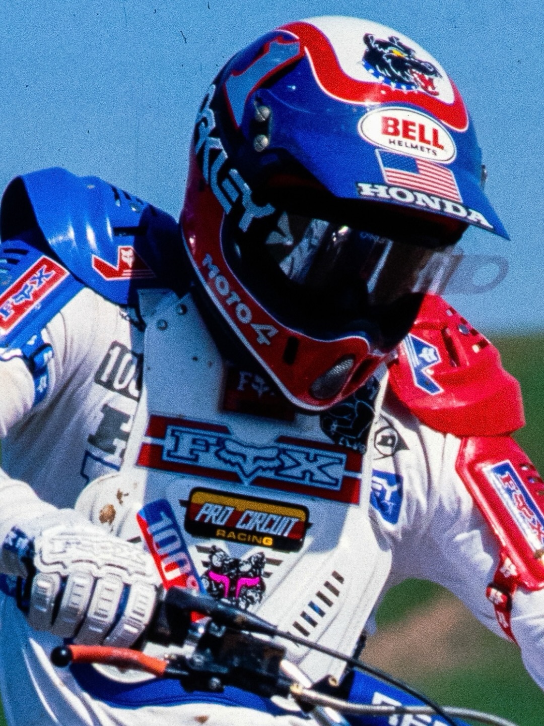 We Went Fast's Iconic Helmet Series: Rick Johnson's 1987 Moto 4