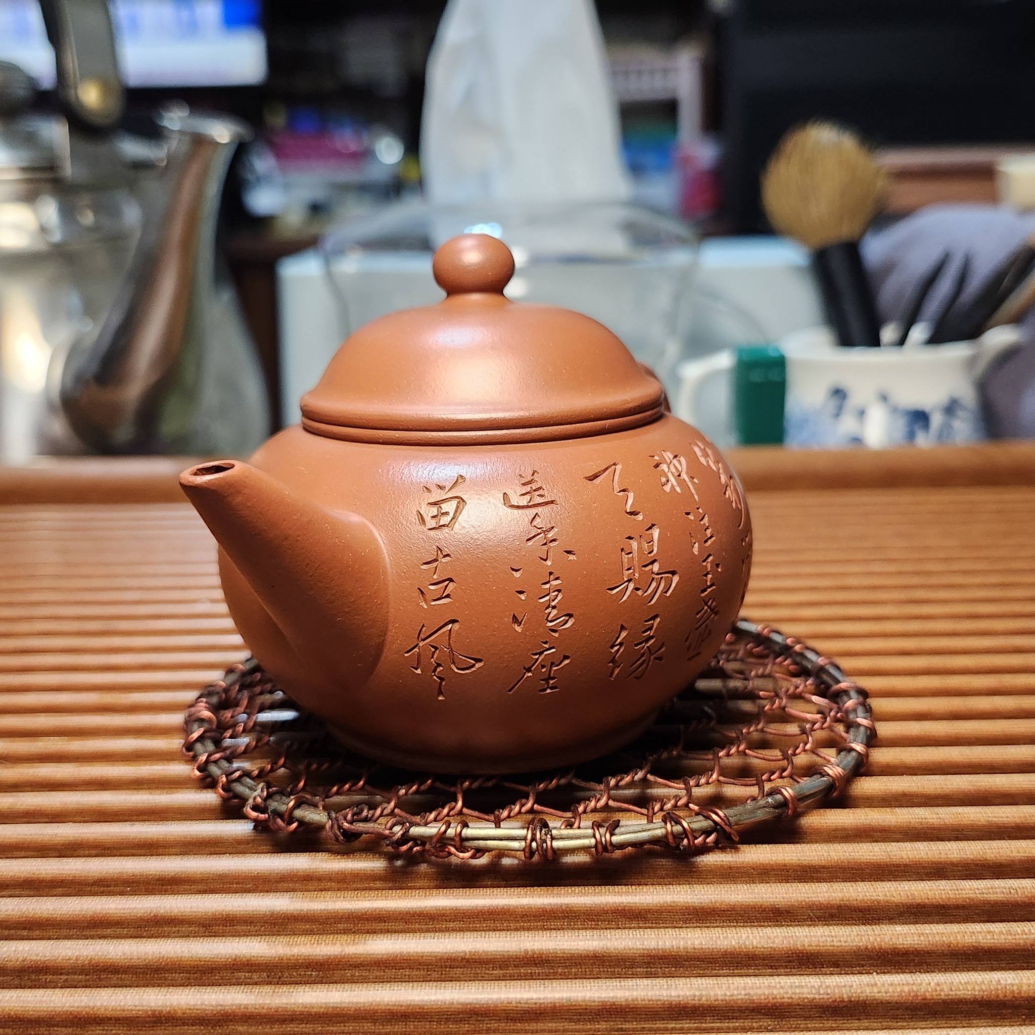 Set of 荊溪惠孟臣製款紫砂壺?
