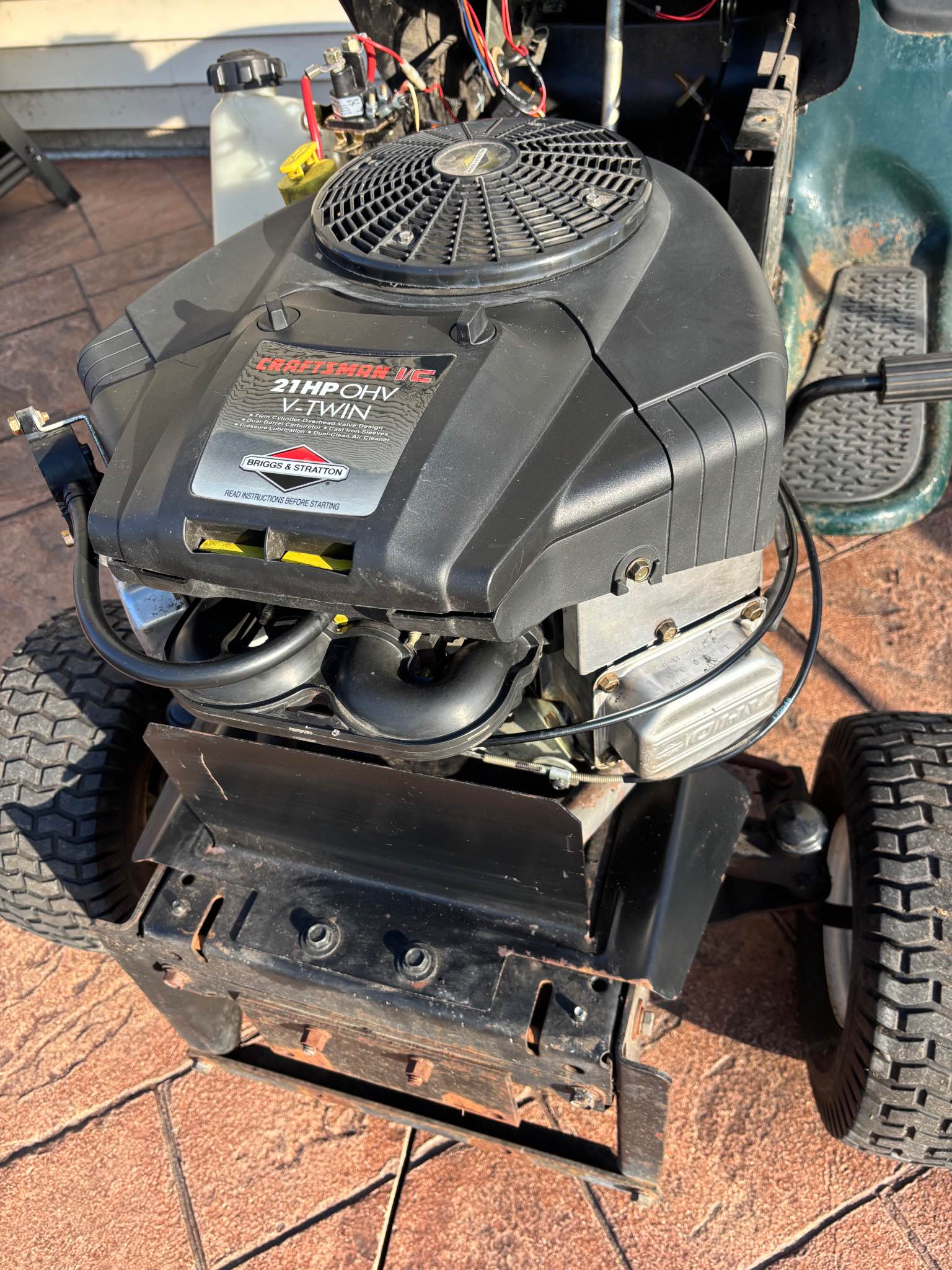 21HP Briggs and Stratton V-Twin Engine - Lawn Mowers - Monroe, Michigan ...