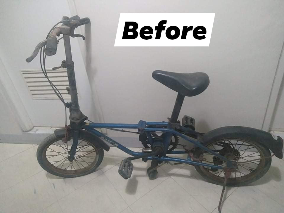 Dahon Dash P18 folding bike restoration and upgrade