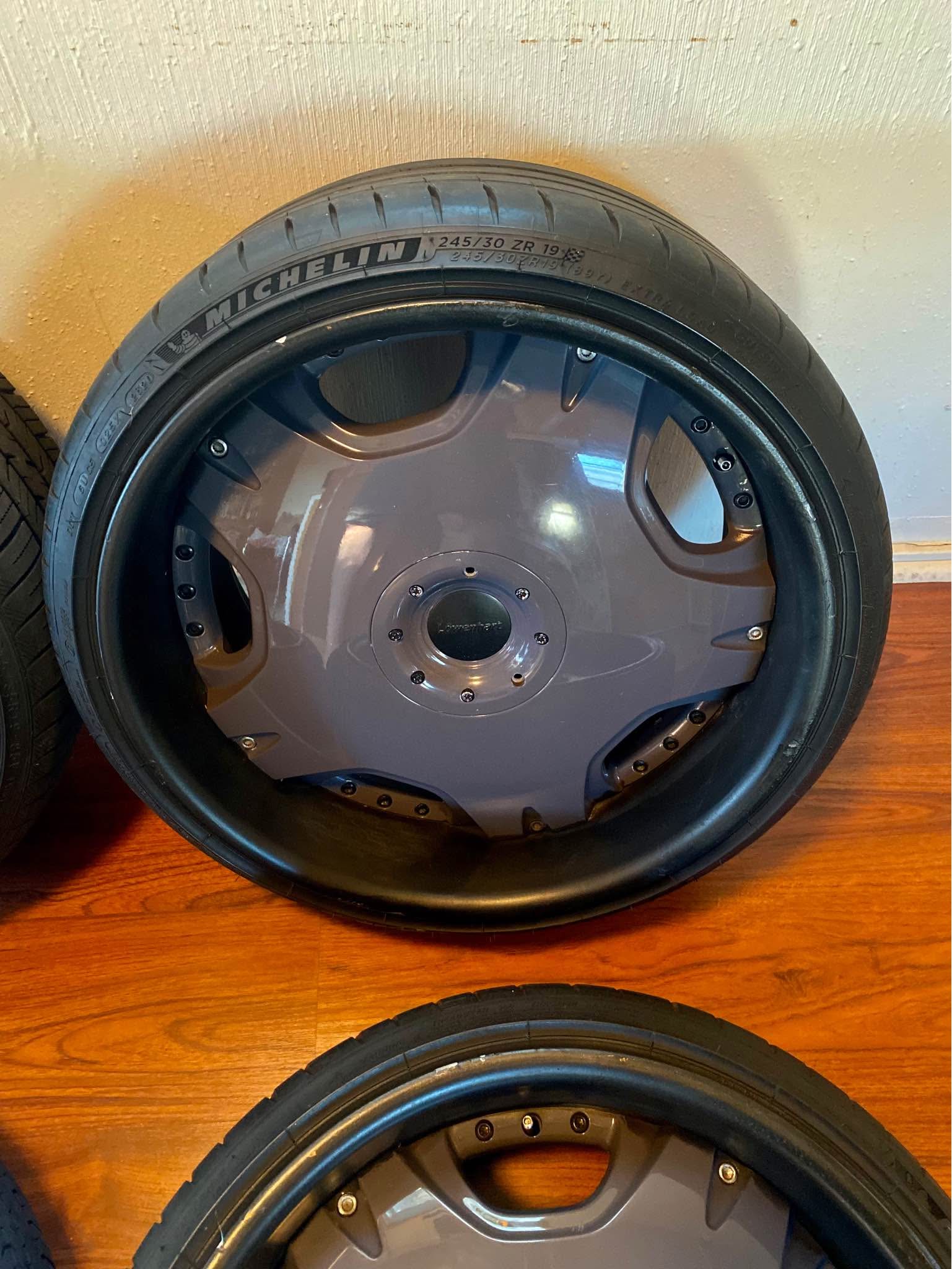 Lowenhart Mercedes staggered 20 inch 2 piece wheels
