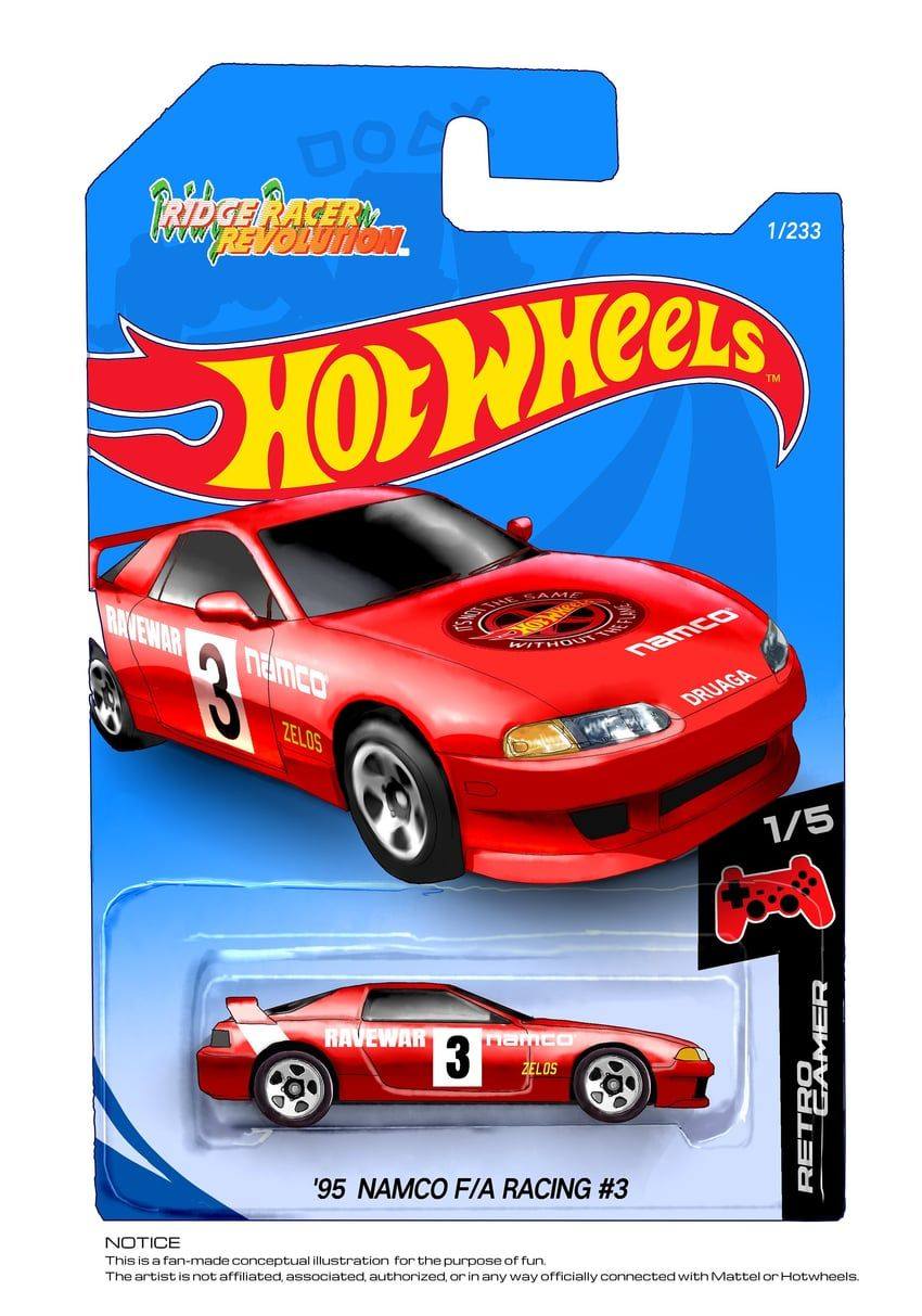 Ridgr Racer Type 4 model car 1/43 リッジレーサー4ミニカー1/43