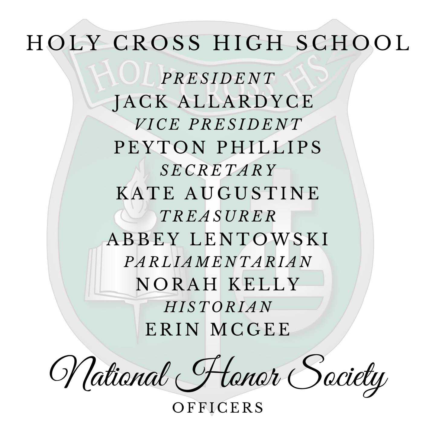 Congratulations to all of the... - Holy Cross High School