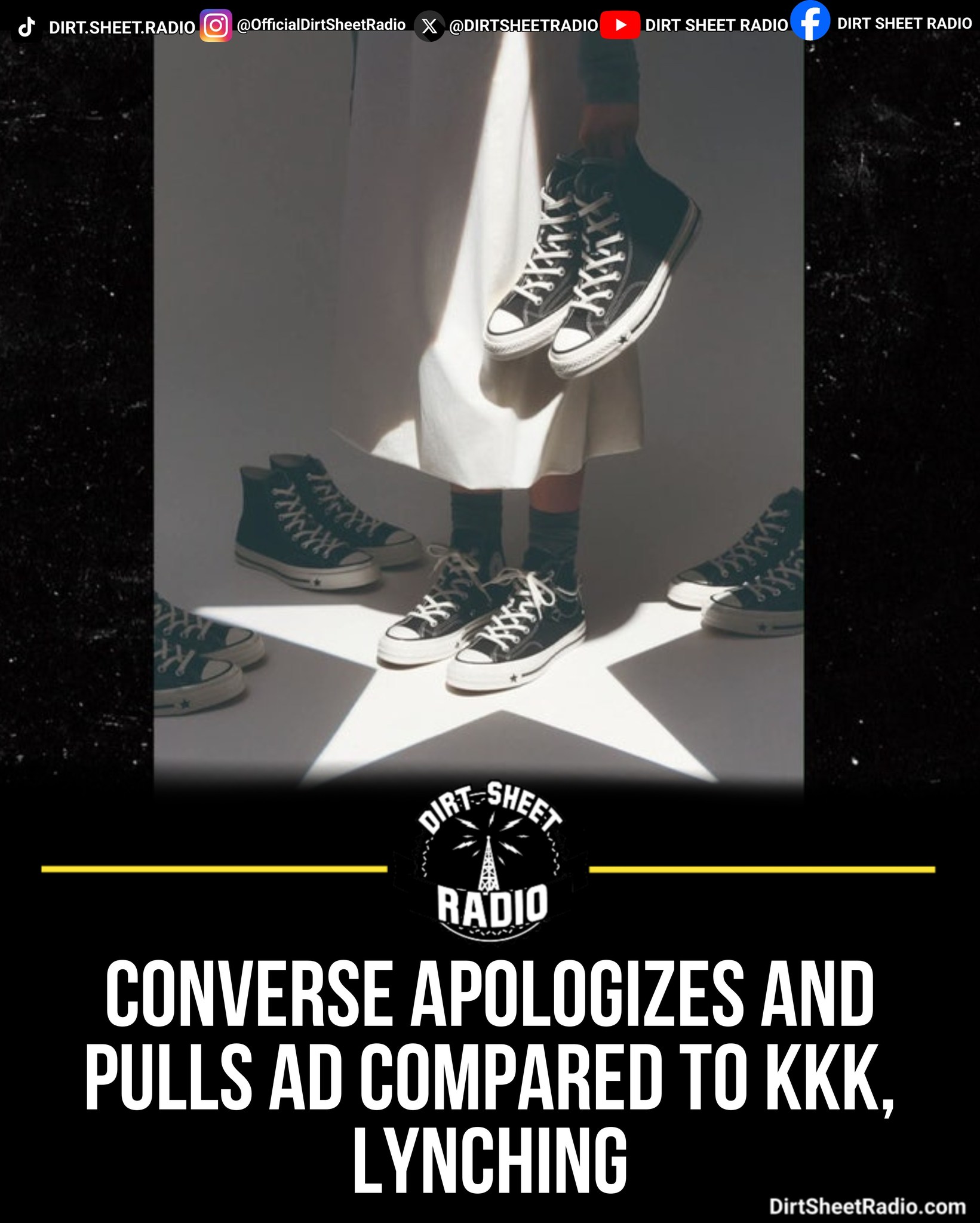 Converse is responding after a recent sneaker campaign sparked