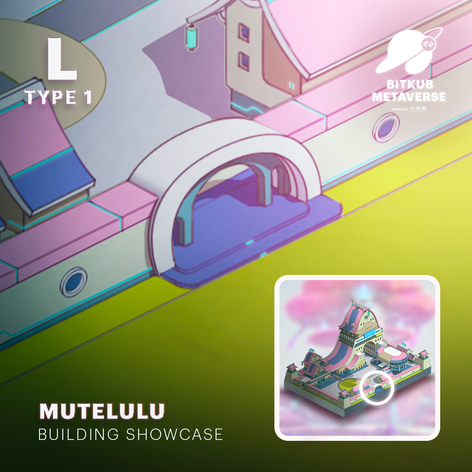🏯 ซุ้มประตูเมือง Mutelulu Building Size... - Bitkub Metaverse | Facebook