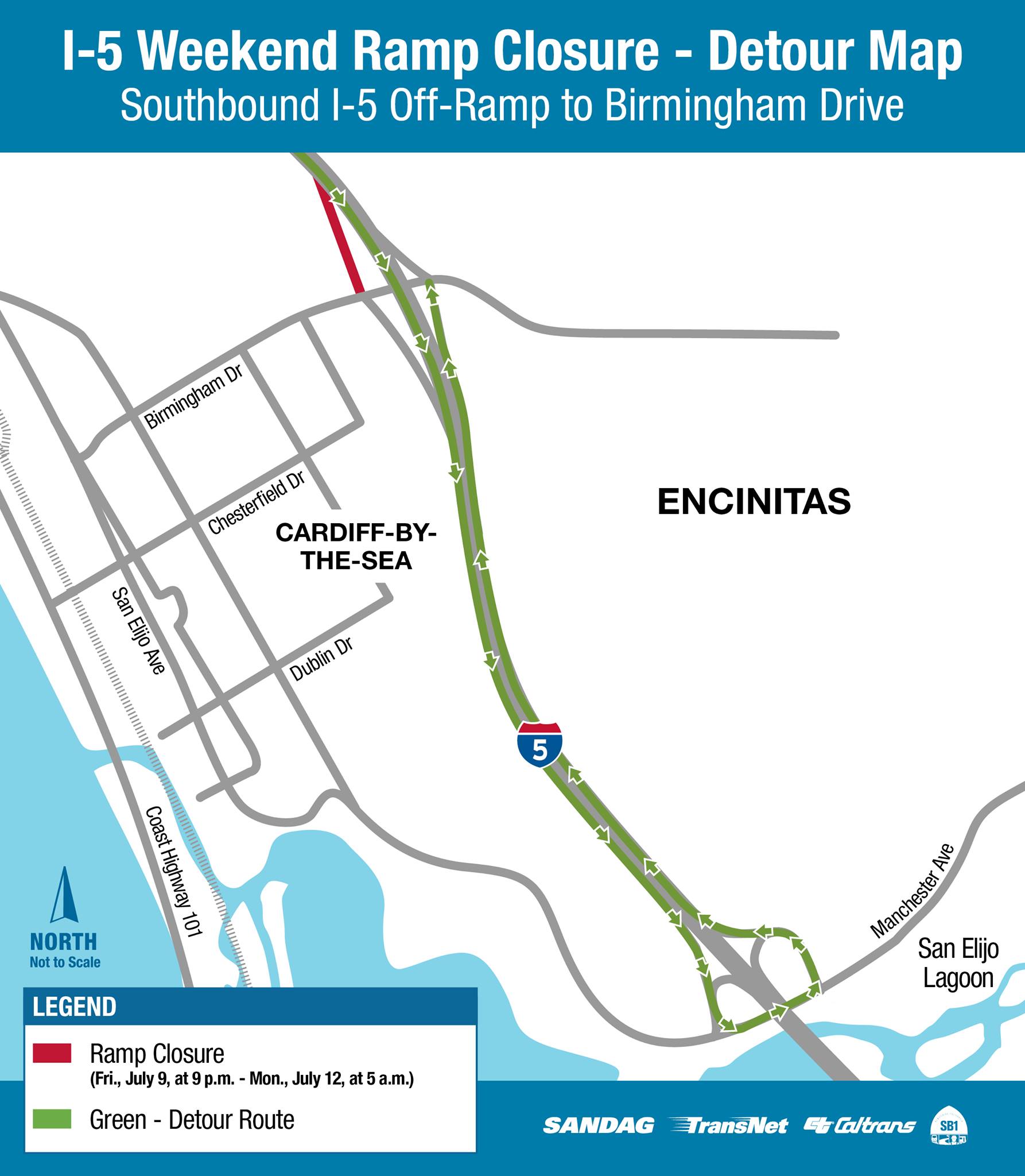 🚧 I-5 Off-Ramp Closure Ahead! 🚧... - Caltrans District 11 | Facebook