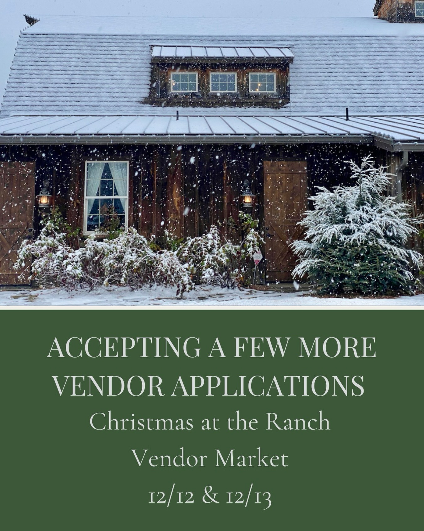 Sycamore - 🎄 Christmas at the Ranch is almost here! 🎄 We’re counting ...