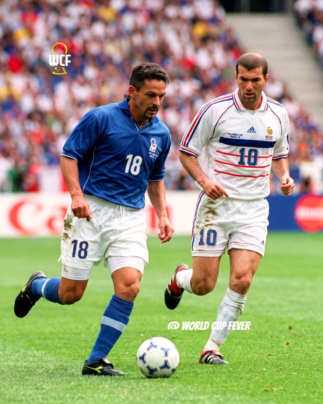 BAGGIO: So Close! Italy v France, 03 July 1998 Score: 0-0