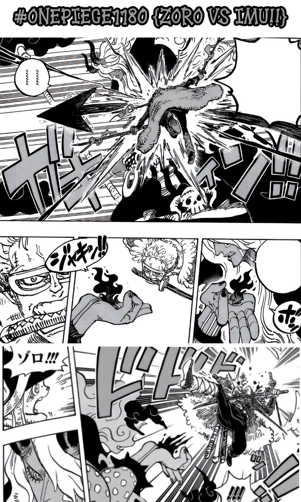 Zoro vs Imu in One Piece 1180
