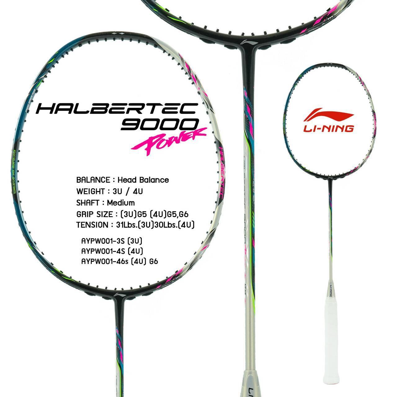 ?เปิดรับออเดอร์ Li-Ning รุ่น Top? ?️ Halbertec9000 Power (3UG5 