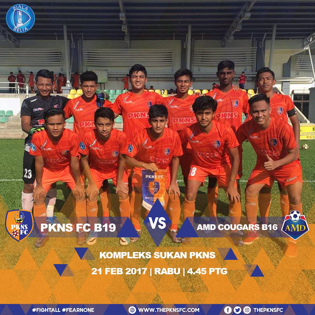Pkns Fc Kempen Piala Belia Musim 2018 Bermula Dengan Facebook