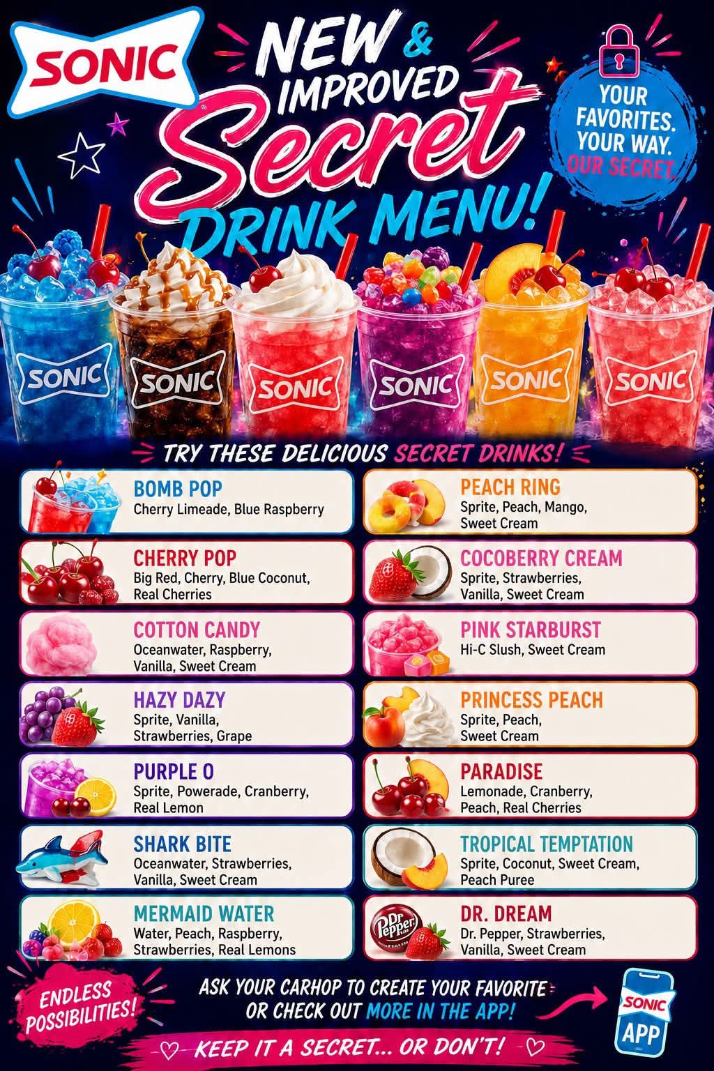 Sonic - 🎉 Wacky Wednesday is here! 🎉 Treat the kiddos to a