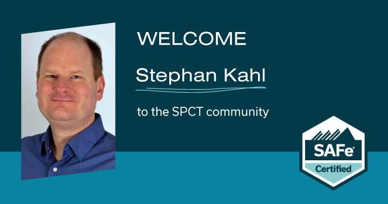 Scaled Agile - We're excited to welcome Stephan Kahl, SPCT... | Facebook