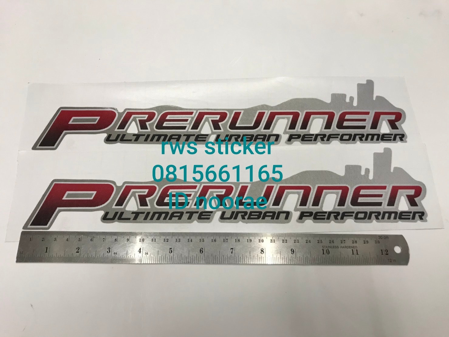 RWs sticker - สติ๊กเกอร์ข้างกระบะ prerunner vigo รุ่น...