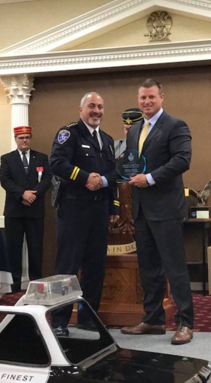 City - Officer Brian Wray was honored last night at the Annual San ...