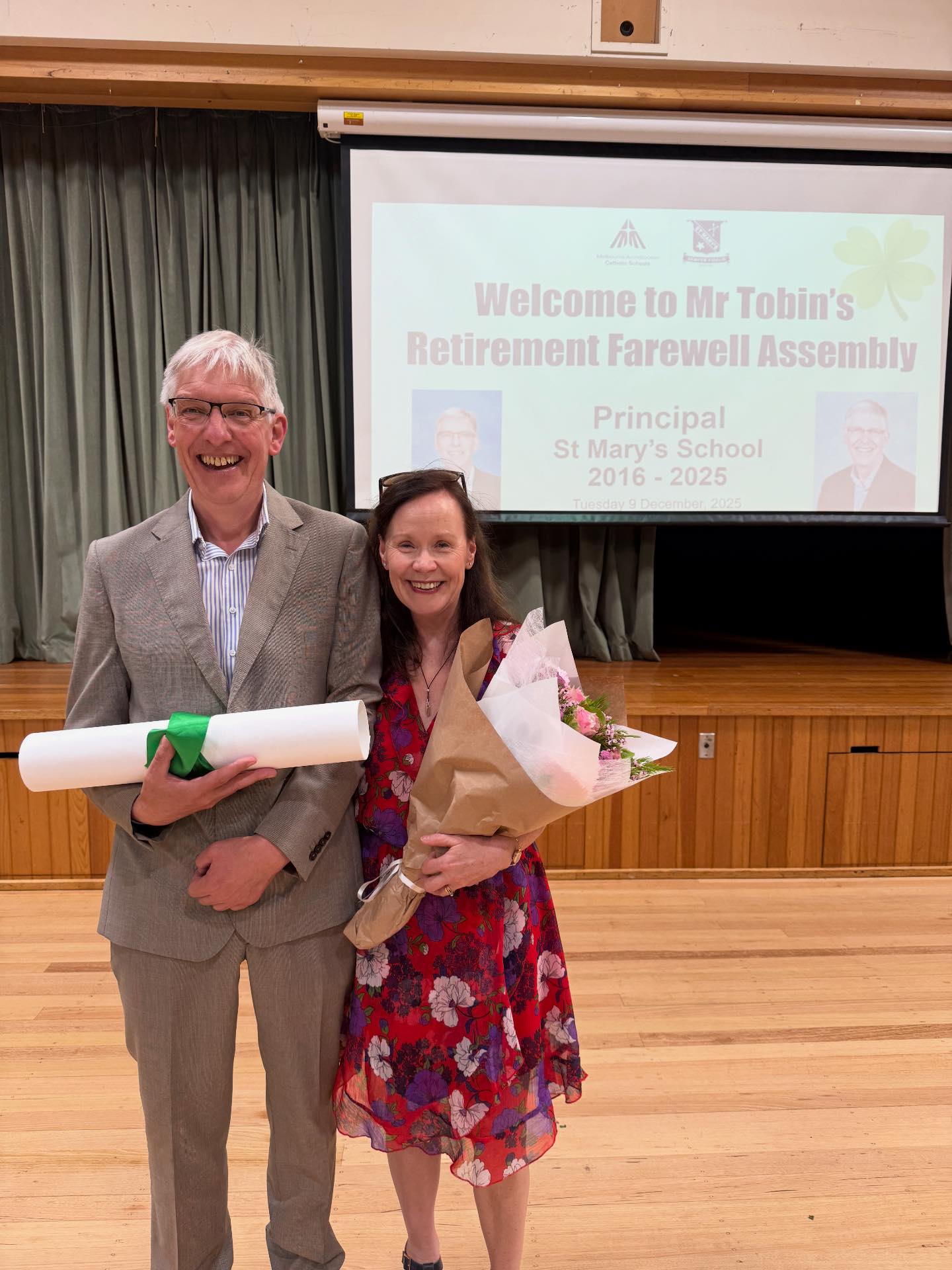 St. - This week we farewelled our wonderful Principal, Mr Tobin! 👨🏼‍🏫 ...