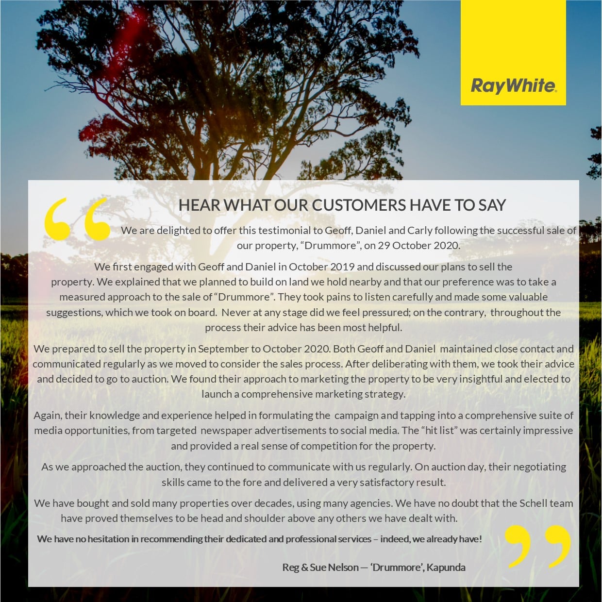 Geoff and Daniel Schell, Ray White Rural SA | Clare SA