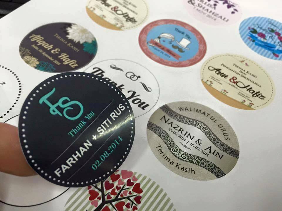 NAK TEMPAH STICKER DOORGIFT MAJLIS... - Pro Create Design