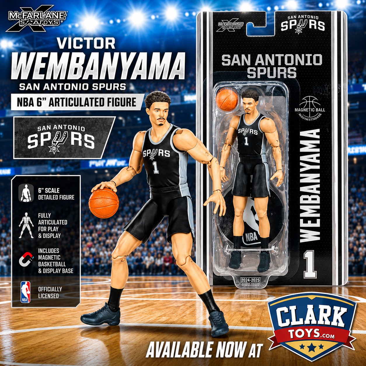 🏀 Victor Wembanyama (San Antonio Spurs) McFarlane NBA 6