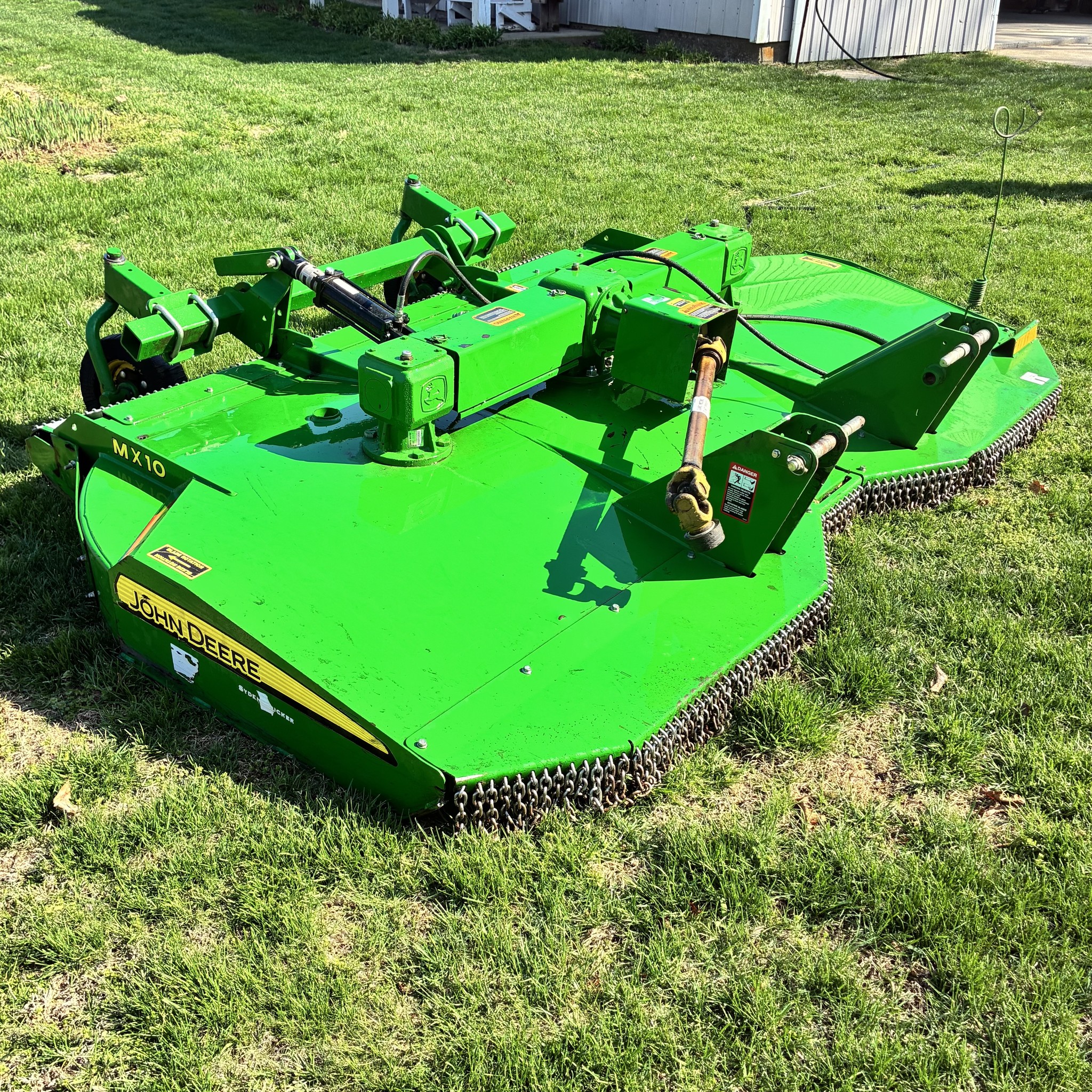 John Deere MX10 Brush Hog 540 PTO Semi Hitch 10 Foot - Garden Tools ...