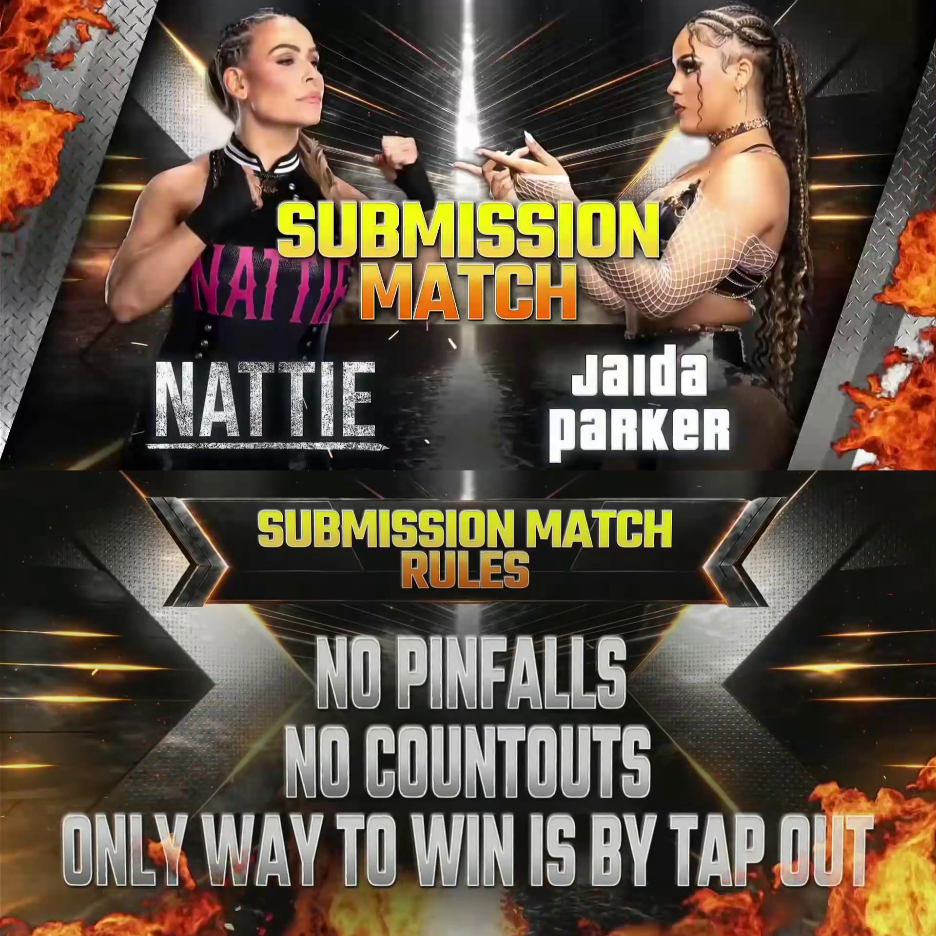Jaida Parker defeats Nattie in submission match