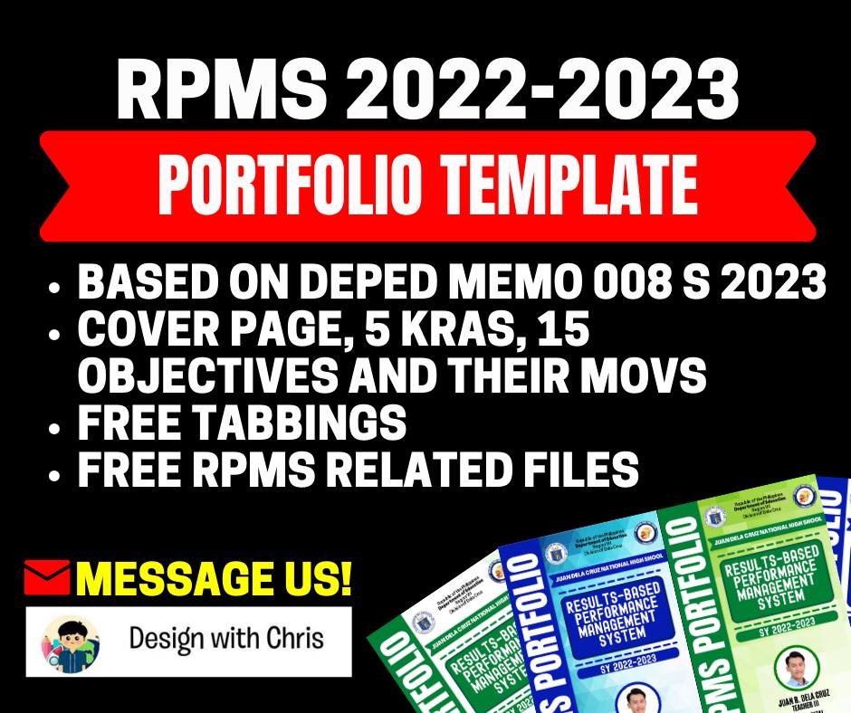 RPMS PORTFOLIO TEMPLATE FOR SY... - Design with Chris | Facebook
