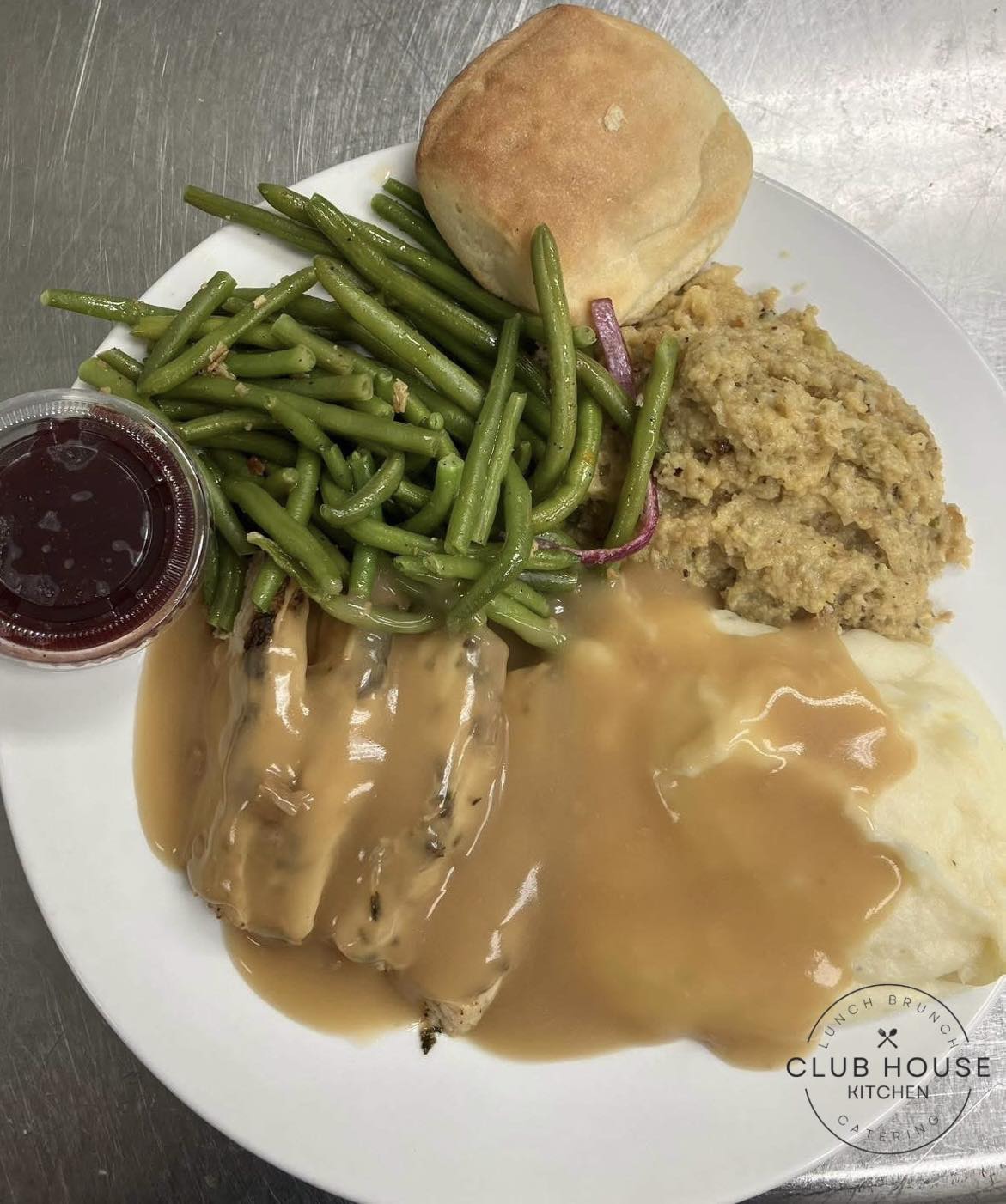 Lunch time is approaching & it is Turkey & Dressing Friday? Sign me up. Friday feature is Turkey & Dressing plate