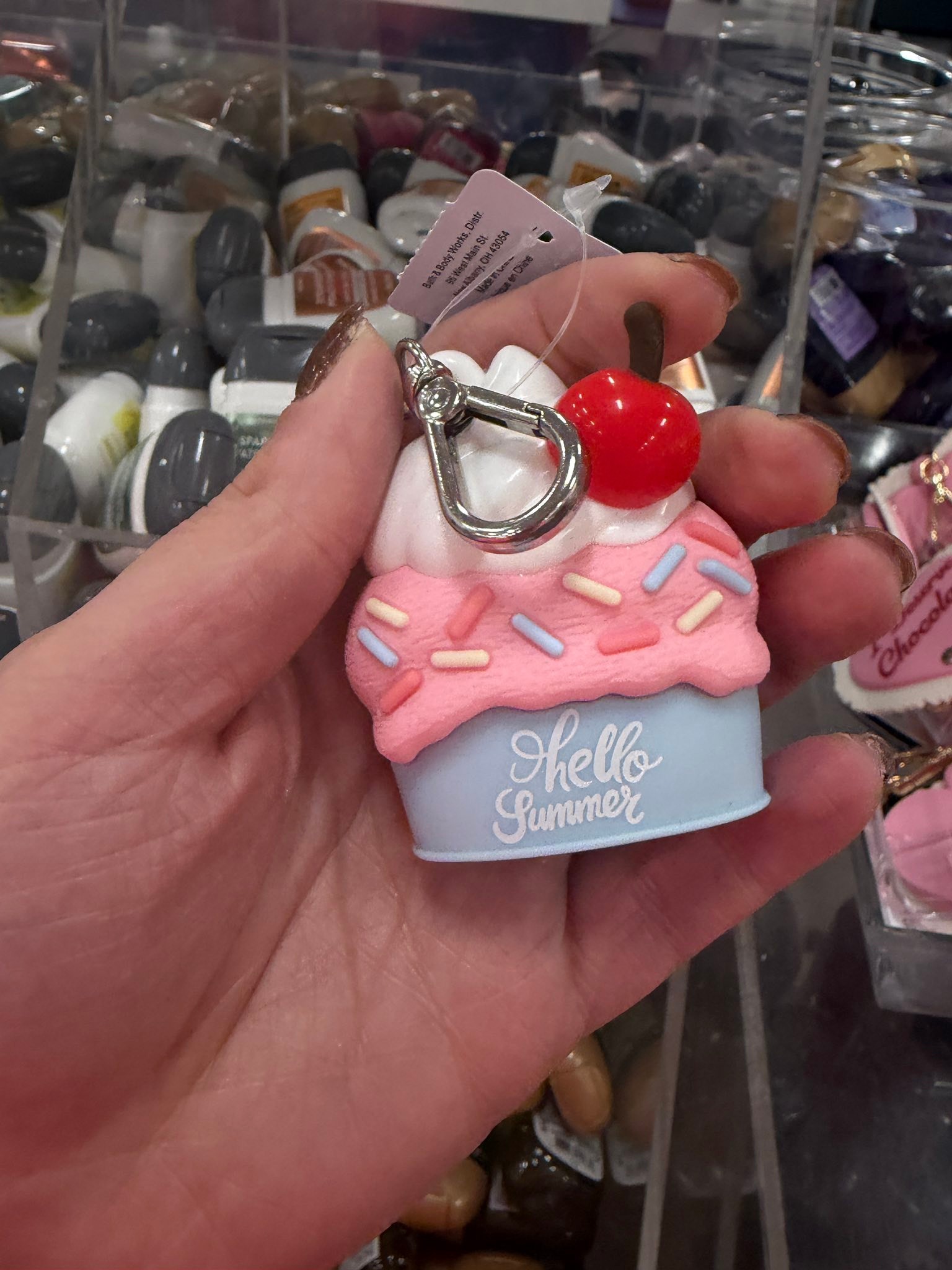 NEW cute summer 2026 antibac hand sanitizer holders at bath & body